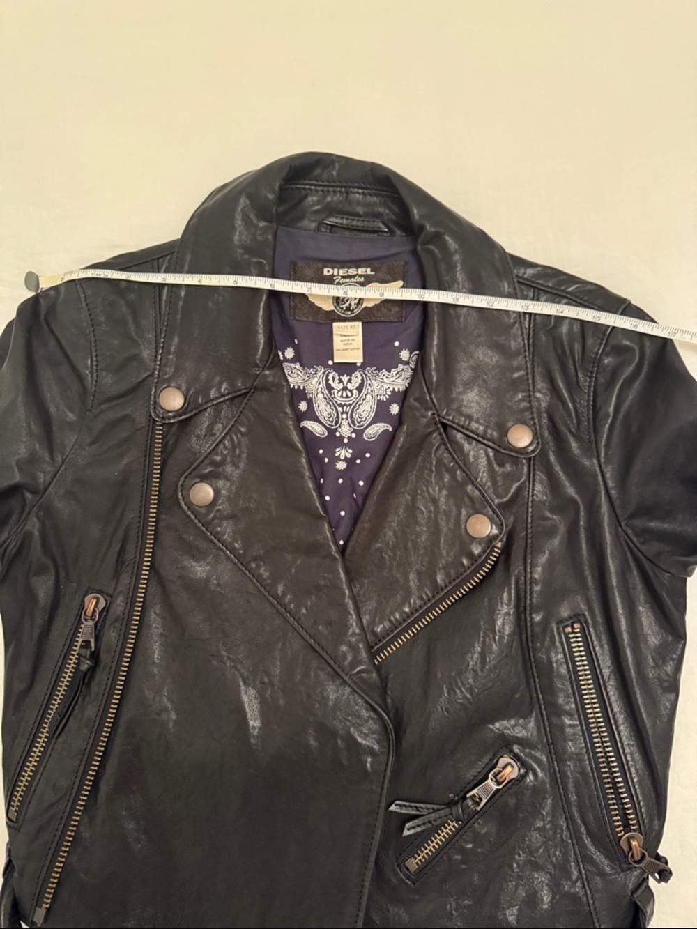 Diesel Leather Jacket - Picture 15 of 16